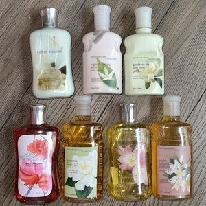 Bath&Body Works Lotion and Shower Gel (7 items total)